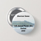 triparoundtown 130, American Samoa10th Annual P... Ronde Button 5,7 Cm (Voorkant /achterkant)
