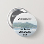 Triparoundtown 130, Amerikaans Samoa... - Geperson Ronde Button 5,7 Cm (Voorkant /achterkant)