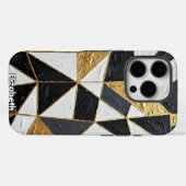 Tripartiete Harmonie: Gouden Interlace Case-Mate iPhone Case (Achterkant (horizontaal))