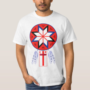 Tripartite Mi'Kmaq Forum Symbol en vlag T-shirt