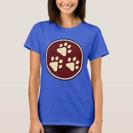Tripawds 3-Paw Superheld T (Donker voor vrouwen) T-shirt