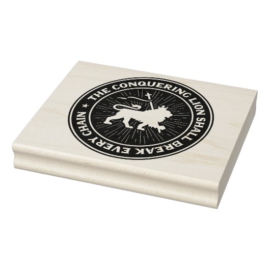 Tripe Judah Selassie Jah Rastafari Wood Art Stamp Rubberstempel (Stempel)