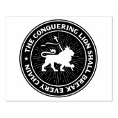 Tripe Judah Selassie Jah Rastafari Wood Art Stamp Rubberstempel (Afrduk)