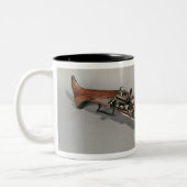 Tripelpistool Tweekleurige Koffiemok (Links)