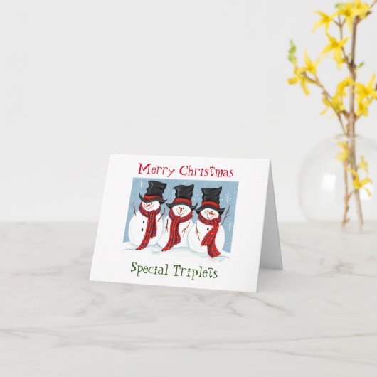 **TRIPELS KERSTKAART** KAART (Gele Bloem)