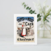 Tripes La Mode de Caen  Food and Art Briefkaart (Staand voorkant)