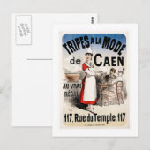Tripes La Mode de Caen  Food and Art Briefkaart (Voorkant / Achterkant)