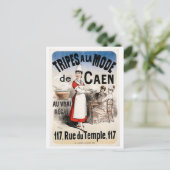 Tripes La Mode de Caen  Food and Art Briefkaart (Staand voorkant)