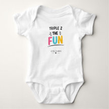 Triple 2 De Leuke Baby Vest