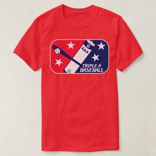 Triple A honkbal T-shirt (Design voorkant)