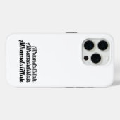 Triple Alhamdulillah White Case-Mate iPhone Case (Achterkant (horizontaal))