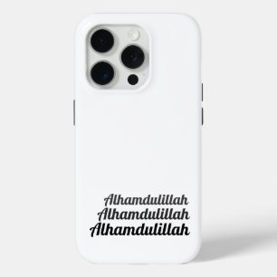 Triple Alhamdulillah Wit iPhone 15 Pro Case