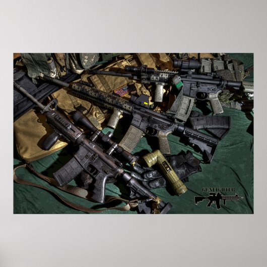 Triple AR15 Poster (Voorkant)