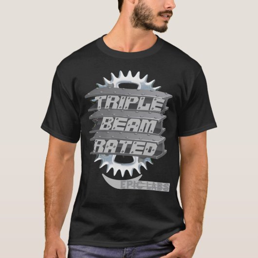 Triple Beam Beoordeeld Epic Labs Wetenschap T-shirt (Voorkant)
