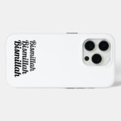 Triple Bismillah White Case-Mate iPhone Case (Achterkant (horizontaal))