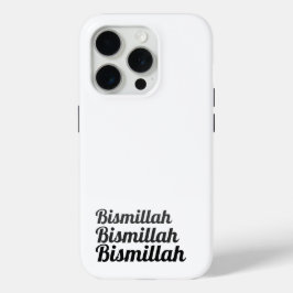 Triple Bismillah Wit iPhone 15 Pro Case
