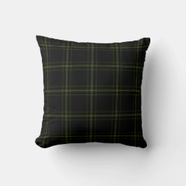 Triple Black Green Tartan Pset Kussen