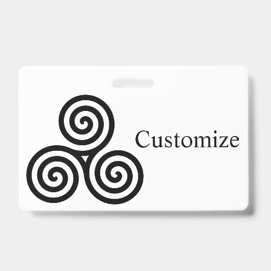 Triple Black Spirals Thunder_Cove Badge (Voorzijde)