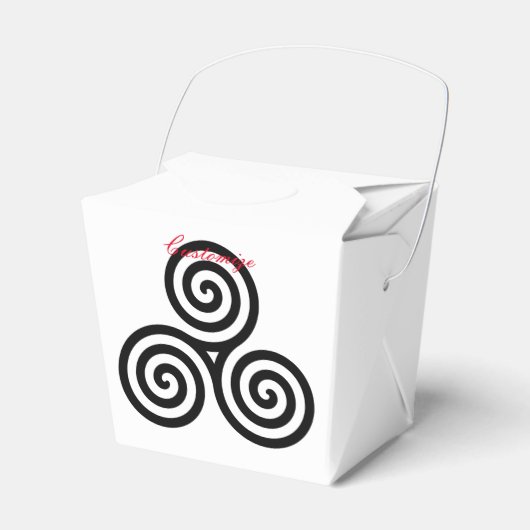 Triple Black Spirals Thunder_Cove Bedankdoosjes (Voorkant Zijde)