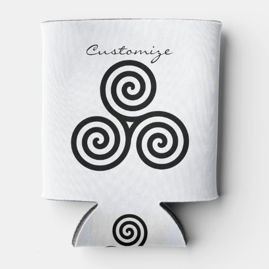 Triple Black Spirals Thunder_Cove Blikjeskoeler (Voorkant)