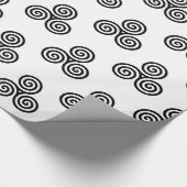Triple Black Spirals Thunder_Cove Cadeaupapier (Hoek)