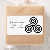 Triple Black Spirals Thunder_Cove Etiket (Insitu)
