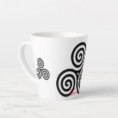 Triple Black Spirals Thunder_Cove Latte Mok (Linkerhoek)