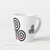 Triple Black Spirals Thunder_Cove Latte Mok (Rechterhoek)