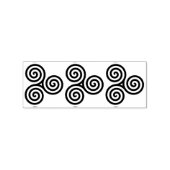 Triple Black Spirals Thunder_Cove Rubberstempel (Gestempeld)
