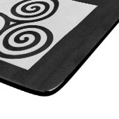 Triple Black Spirals Thunder_Cove Snijplank (Hoek)