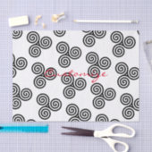 Triple Black Spirals Thunder_Cove Tissuepapier (Craft)