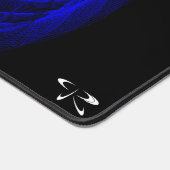 Triple Blueberry Kleur Geometrische Muismat Mat (Hoek)