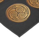Triple Celtic Knot Swirl Mandala Border Tafelkleed (Gekanteld)