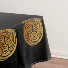Triple Celtic Knot Swirl Mandala Border Tafelkleed