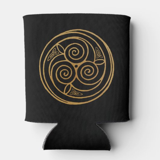 Triple Celtic Knot Swirl Mandala Cooler (Achterkant)