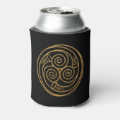 Triple Celtic Knot Swirl Mandala Cooler (Blikje Achterkant)