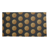 Triple Celtic Knot Swirl Mandala Kussensloop (Achterkant)