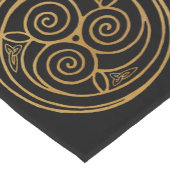 Triple Celtic Knot Swirl Mandala Table Runner Korte Tafelloper (Hoek)