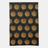 Triple Celtic Knot Swirl Mandala Theedoek (Verticaal)