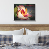 ‘Triple Cherries’ Daglelie Kunst Canvas Afdruk (Insitu (Slaapkamer))