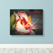 ‘Triple Cherries’ Daglelie Kunst Canvas Afdruk (Insitu (Houten vloer))