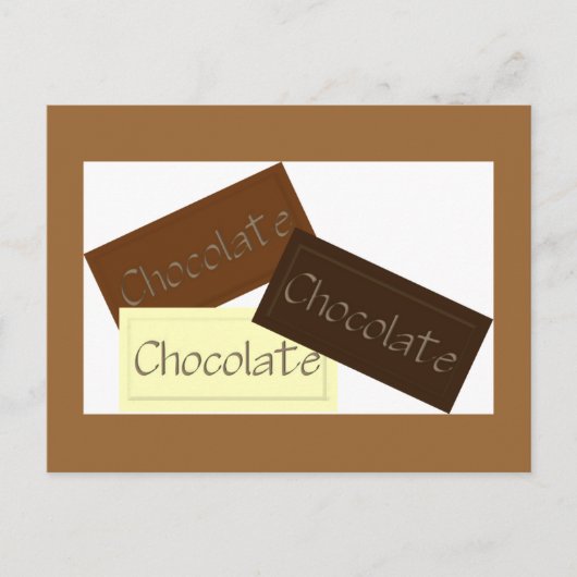 Triple Chocolate Recipcard Briefkaart (Voorkant)