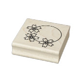 Triple Circled Sakura (Cherry Blossoms) Stempel (Stempel)