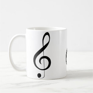 Triple Clef muzieknoot, Koffiemok