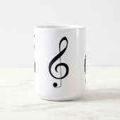 Triple Clef muzieknoot, Koffiemok (Center)