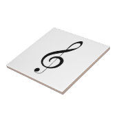 Triple Clef muzieknoot, Tegeltje (Zijkant)