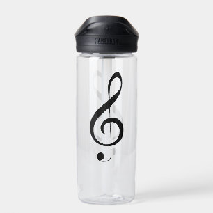 Triple Clef muzieknoot, Waterfles