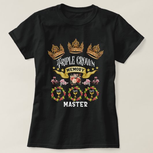 Triple Crown Memorial Master CC Floral T-shirt (Design voorkant)