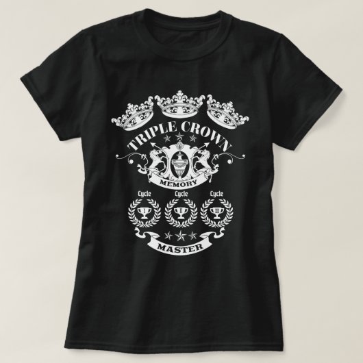 Triple Crown Memory Master Klassieke Gesprekken T-shirt (Design voorkant)
