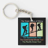Triple Crown of Hiking Key Ring Sleutelhanger (Voorkant)